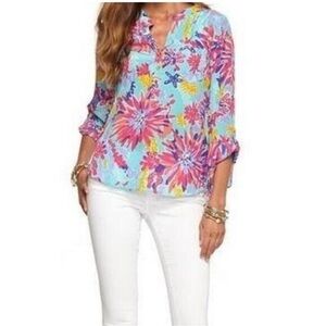 Lilly Pulitzer Elsa Silk Blouse